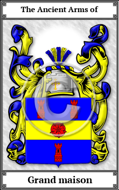 Grand maison Family Crest Download (JPG)  Book Plated - 150 DPI